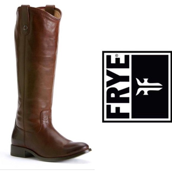 Frye Shoes - Frye Mellissa Riding Boots-Brown